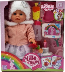 interaktivna lutka Mala Zosia slavi rođendan 35 cm + pribor WOOPIE ROYAL