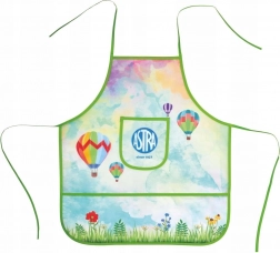 Dječja pregača za likovni odgoj i kuhanje s motivom balona ASTRA