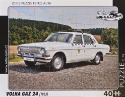 Retro puzzle automobila Volga GAZ 24 (1983) – 40 dijelova