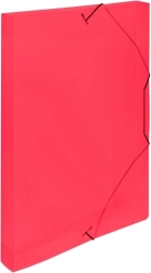 Kutija s gumicom A4 crvena