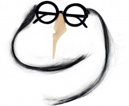 vještičje naočale s nosom