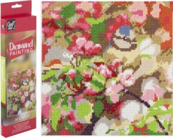 dijamantno slikanje sjenica na grani 30 × 30 cm