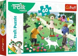 Puzzle Obitelj Treflik – Radostan dan 60 dijelova