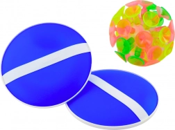 Igra vještine s okruglim palicama i lopticom s vakum držačima Plava