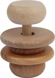 Drvena prirodna grickalica za bebe