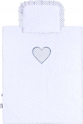 Prekrivači za kolica od minky New Baby bijela