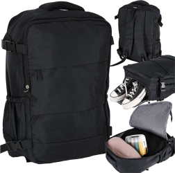 Travel backpack 45 × 30 cm black