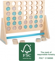 Drvena igra četiri u nizu XXL