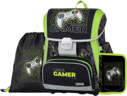 Školski set Premium Gamer – aktovka, vrećica i pernica