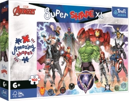 Puzzle 160 dijelova XL Super Shape Avengers Hrabrost