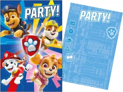 Set party pozivnica i omotnica PAW PATROL (5+5)