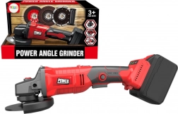 Dječja crvena akumulatorska brusilica s izmjenjivim diskovima