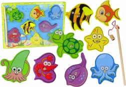 Drveni set za lov morskih životinja