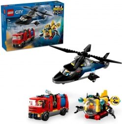 LEGO CITY helikopter, vatrogasno vozilo i podmornica