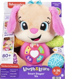 Interaktivna plišana sestrica psić FISHER-PRICE Laugh & Learn Smart Stages, višejezična