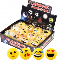 Svjetleća gumena skakajuća loptica 5,2 cm