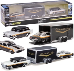 Maisto metalni automobili Chevrolet Nomad 1955 i Chevrolet Vega 1971 s prikolicom