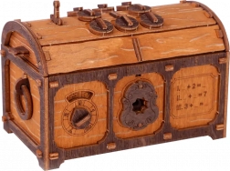 Escape Room Drvena Škrinja s Blagom, 3D zagonetka