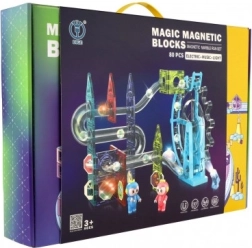 Magnetička kuglična staza 80 dijelova sa svjetlom i glazbom