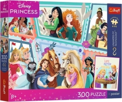 Trefl Disney Princeze čudesan bal – puzzle 300 dijelova + poster
