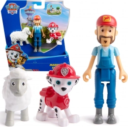 Paw Patrol figurice Marshall, farmer Al i ovčica – set za kreativnu igru