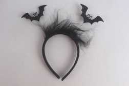 Traka za kosu s šišmišima i perjem