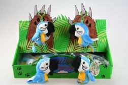 Plišani plavi papagaj privjesak 9 cm