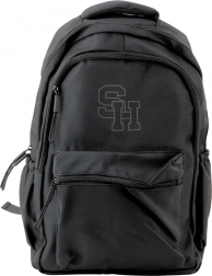 Školski ruksak s dvije komore crni 38 cm 20L