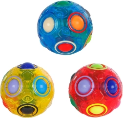 Hlavolam Magic Ball – 3D kugla s obojenim kuglicama