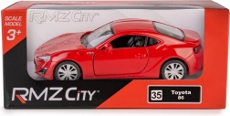 Metalni model RMZ City Toyota 86 1:32 s otvarajućim vratima i pull-back pogonom