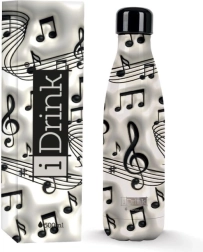 Bijela termoboca Music 500 ml