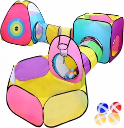 mega centar zabave 5u1 – dječji sklopivi šatori s tunelima i igraćim elementima