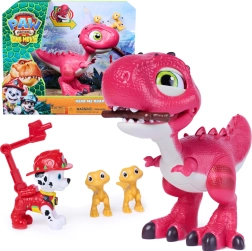 Spin Master Paw Patrol: The Dino Movie interaktivni dinosaurus Rhubarb s figurom Marshalla i dodacima