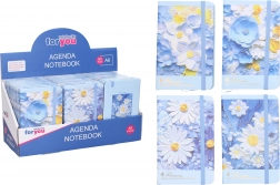 Linirani notes 9 × 14 cm cvijeće mix