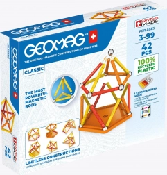 GEOMAG reciklirana magnetska konstrukcijska igra 42 dijela