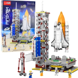 Konstrukcijski set svemirska stanica s raketom – 1670 dijelova
