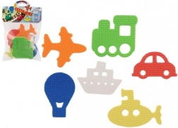 Pjenaste vodootporne naljepnice – prijevozna sredstva, 6 kom