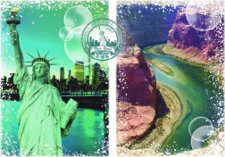 Slagalica Put oko svijeta: Sjedinjene Američke Države 2000 dijelova