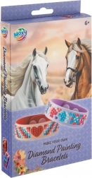 moxy dijamantno slikanje – set za izradu narukvica horse collection (2 kom)