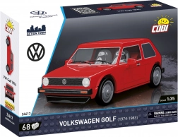 Konstruktorski set COBI Volkswagen Golf 1974–1983 1:35, 68 dijelova