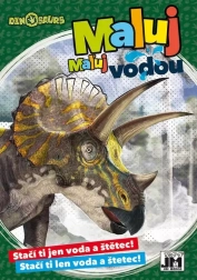 Bojanka A5 Slikaj vodom Dinosauri