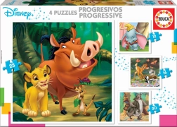Educa puzzle Disney bajke 4u1