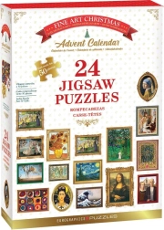 Adventski kalendar puzzle EUROGRAPHICS Fine Art 24×50 dijelova