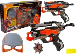 Set pjenasti blaster s maskom i strelicama