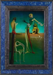 Puzzle Žena s ružom - 1000 dijelova