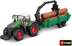 Bburago 1:50 Farma traktor Fendt 1050 Vario + izvlačilica drva