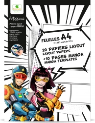 Artissimo - Papiri A4 za manga crtanje s teksturama