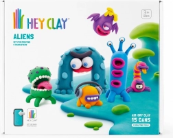 hey clay aliens – kreativni set modelina za djecu