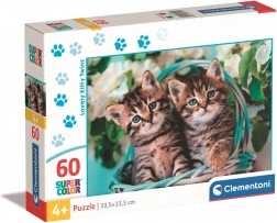 Puzzle CLEMENTONI 60 dijelova – mačići u košari