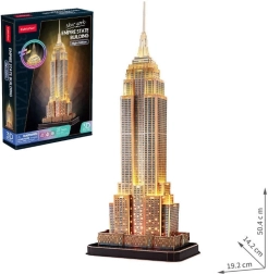 Svjetleća 3D slagalica Empire State Building noćno izdanje 37 dijelova